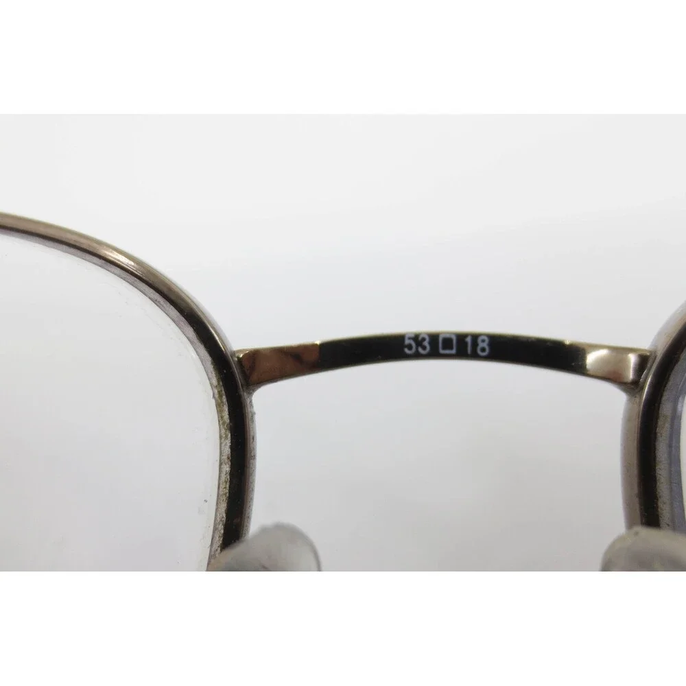Charmant CH8172 BR Brown Pure Titanium Oval Eyeglass Frames 53-18-140mm